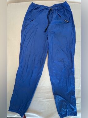 Vintage Patagonia Nylon Outdoor Pants – Blue Large – Hong Kong Made Size Large